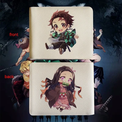 Demon Slayer: Kimetsu no Yaiba Kamado Tanjirou Kamado Nezuko Kanroji Mitsuri Rengoku Kyoujurou кошелек Косплей Iguro Obanai сумки