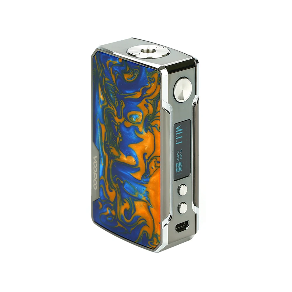 Platinum Flame VOOPOO Drag 2 Platinum 177 Вт TC коробка мод мощность на 18650 батарея Vape испаритель Voope MOD - Цвет: Platinum Flame