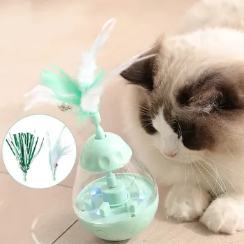 

Interactive Electric Cat Toy Puppy Cat Treat Ball Shaking Leakage Food Container Dog Slow Feeder Fun Bowl for Cats Pet Supplies