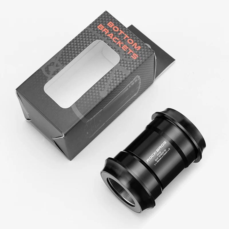 ROCKBROS Press-in Bicycle Bottom Bracket Thread Lock Ceramic Bottom Bracket BB86/90 Washer Five-way 68-73/86.5-92 Bike Parts