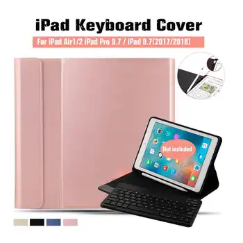

NEW 4 Colors bluetooth Keyboard Cover Keyboard Case For iPad Air1/2 for iPad Pro 9.7 / for iPad 9.7(2017/2018) Multi-Angle Stand