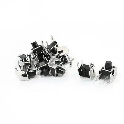 

Momentary Type 2 Pins Tactile Push Button Micro Switch 10 Pcs