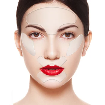 

Anti Wrinkle Eye Face Pad Silicone Invisible Chest Pad Reusable Neck Pad Anti-aging Eliminate Prevent Chest Wrinkle Patch HOT