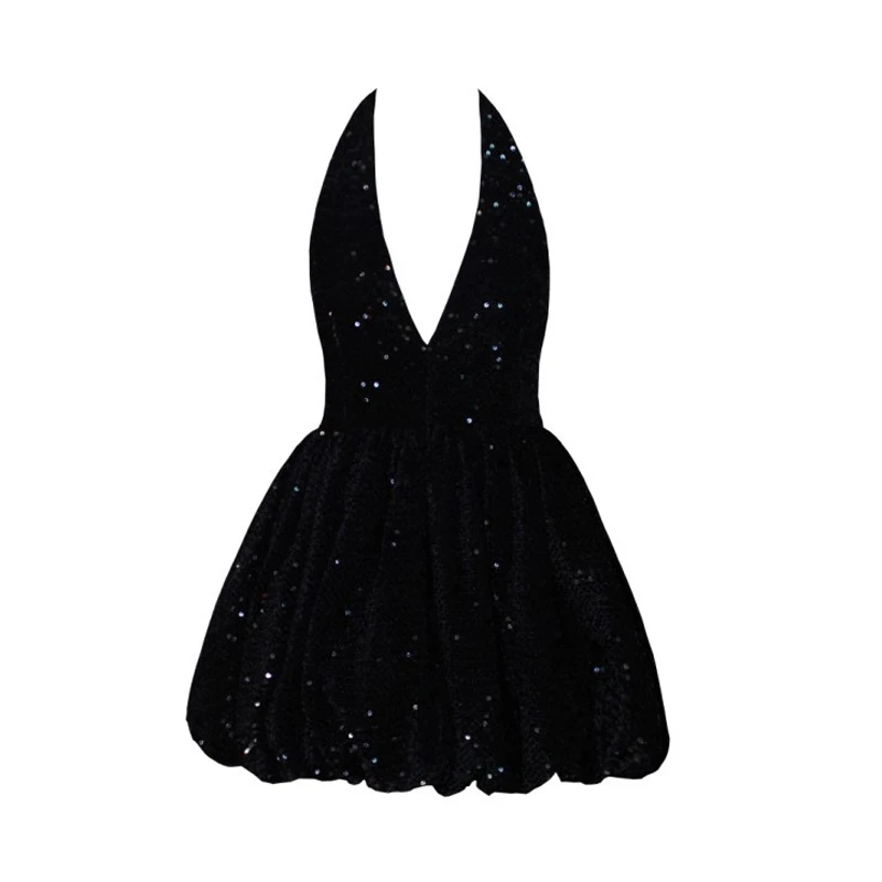 Sexy-Black-Sequined-Short-Cocktail-Dresses-Halter-Off-Shoulder-Backless-Formal-Party-Dress-Prom-Gowns-Robe (1)