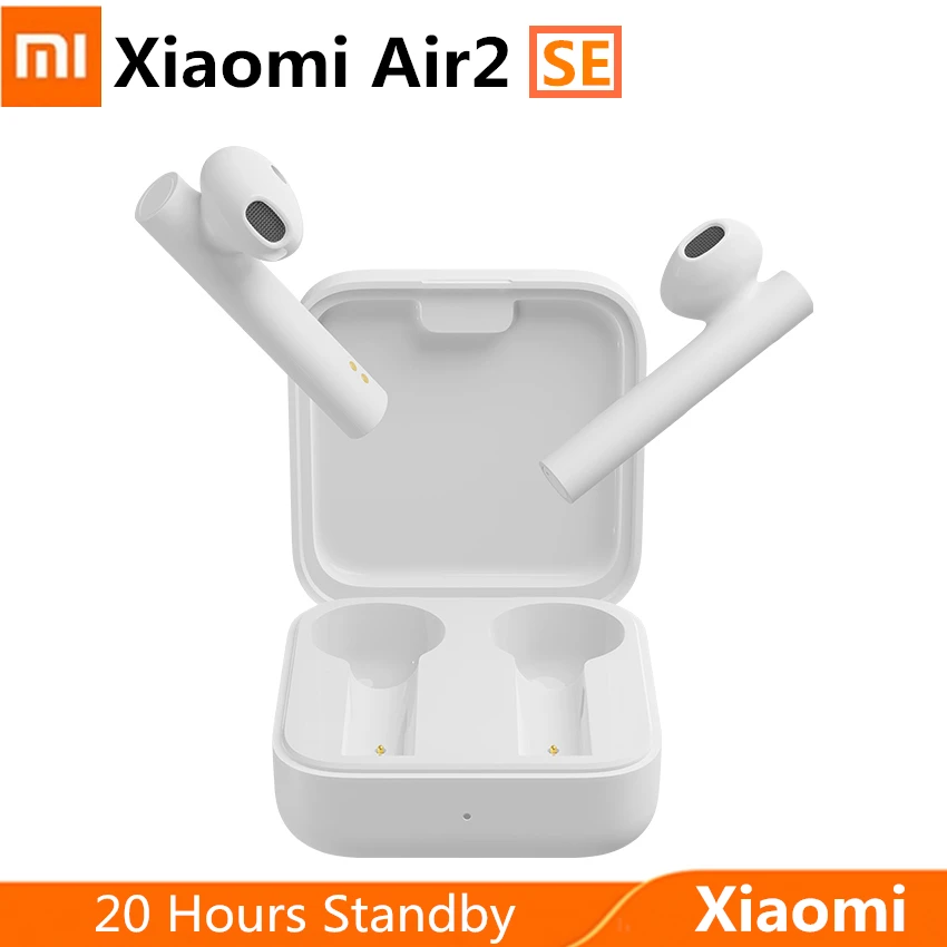 Original Xiaomi Air 2 SE Wireless Earphone Bluetooth Headset TWS AirDots Pro headphone MI 20H Standby with microphone | Электроника