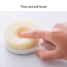 Мягкая щетка для ванны с нескользящей длинной ручкой отшелушивающая очистка CJ666