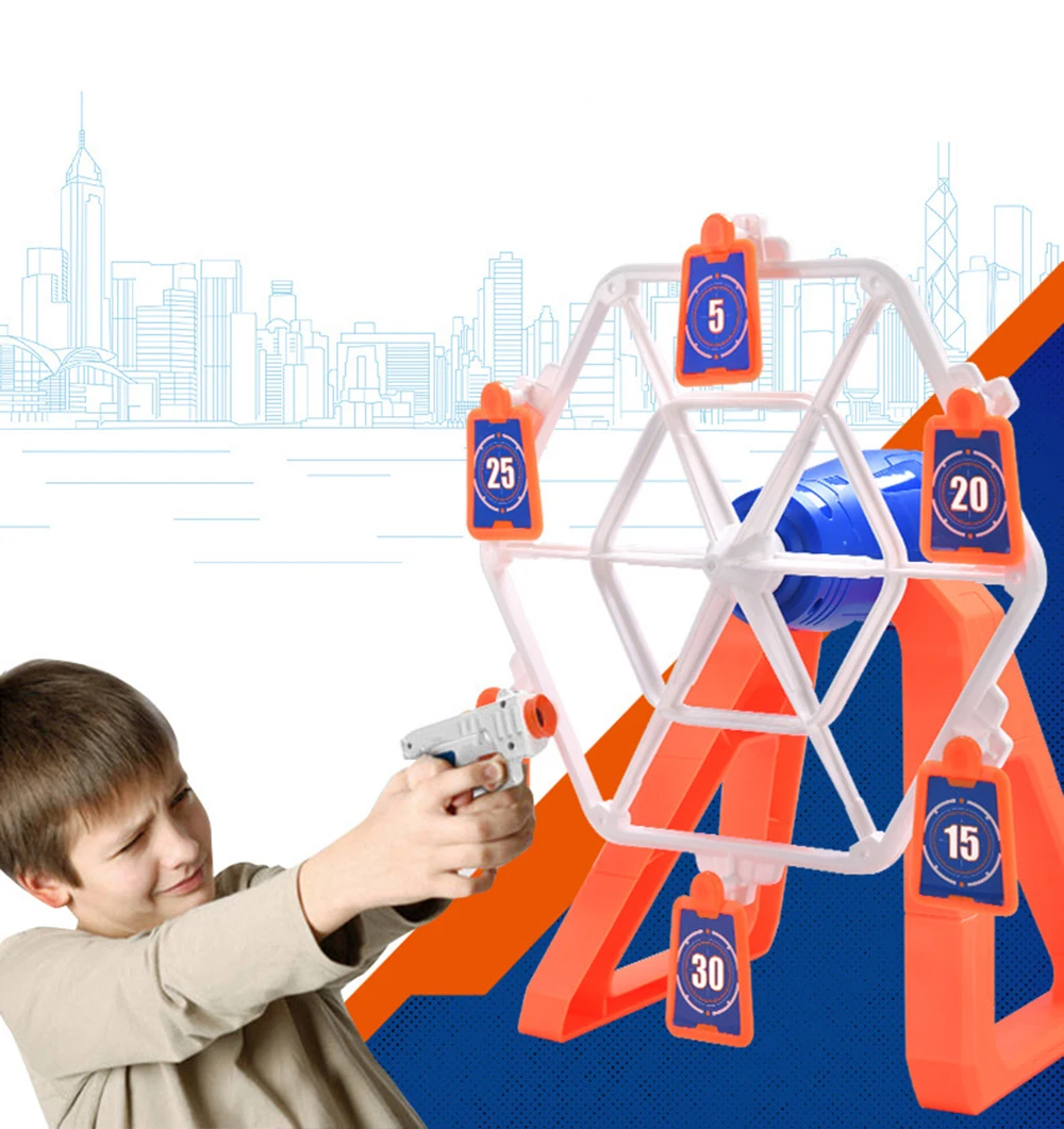 

Rotating Shooting Electric Target Blast Shoot Toy Set Floating Target Shooting Game Shoot Toy Gun For Kids Gifts