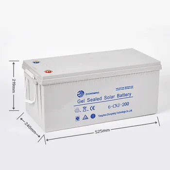شراءZM 100Ah 200 آه 250Ah العميق دورة جيل أكسيد الرصاص بطارية 12v بطارية العاكس