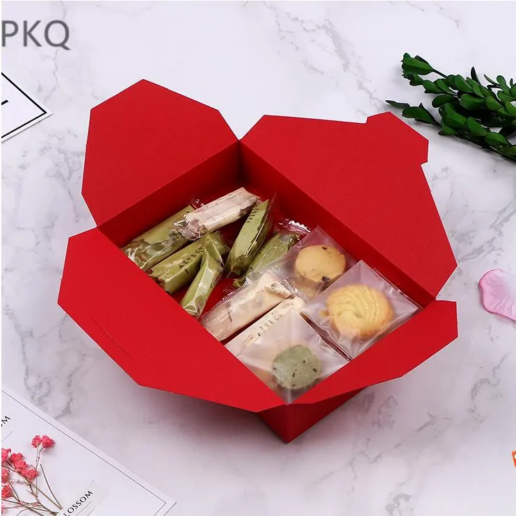 

20pcs 19.5*12.5*4cm envelope type red cardboard box envelope Gift box Baby shower Birthday Party Candy box Wedding cookies boxes