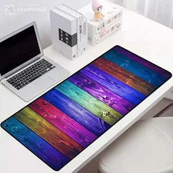Mause mause tapete do mouse de madeira grão mausepad kawaii acessórios para computador tapetes gaming mouse tapete mesa mousepad gamer almofadas