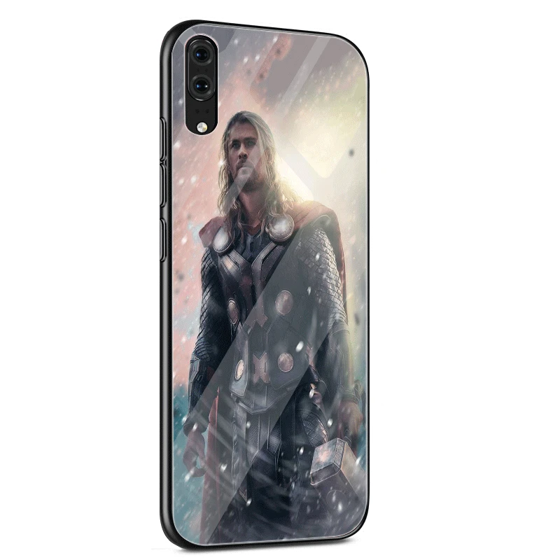 Стеклянный чехол для huawei P30 P20 P10 Y9 Y6 mate 20 Pro Lite P Smart Honor 7A 8X9 10 чехол Тор Marvel Avengers - Цвет: G7