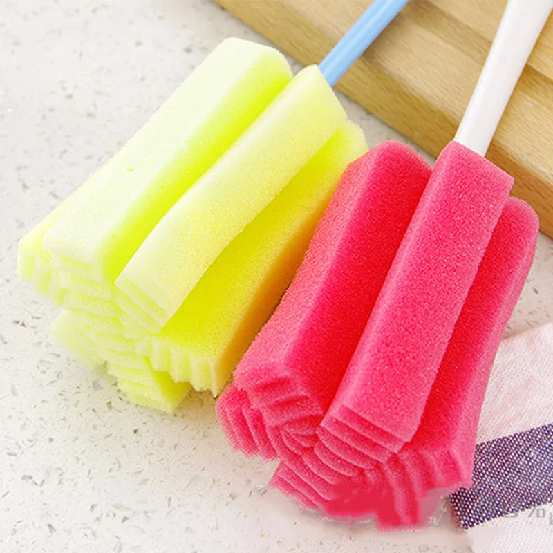 Чистящая Щетка для кухни 1 шт. губка щетка бокалов бутылок кофе чая стеклянных