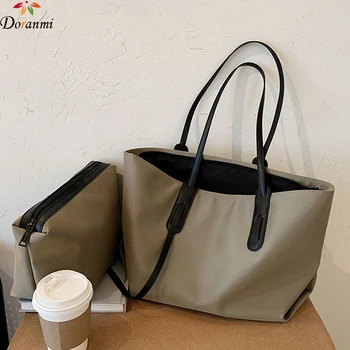 

DORANMI Quality Oxford Big Totes Bags For Women 2020 Luxury Brand Designed Solid Composite Shoulder Bag Female Totes Bags BB616