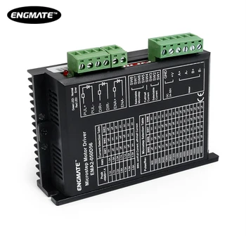 

SAVEBASE DM556D EMA2-050D56 Stepper Motor Driver 2.1-5.6A 24-50V DC For CNC Milling Machine DIY Nema 23/34 Stepper Motor