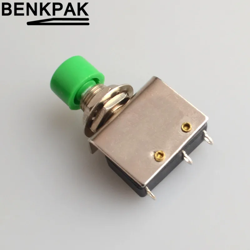 DS-428 8 мм кнопочный переключатель микропереключатель - Цвет: Зеленый