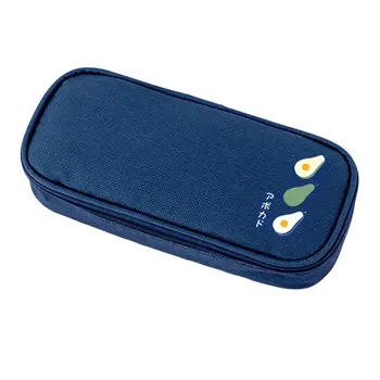

Student Stationery Simple Oxford Cloth Stationery Box Creative Fruit Pattern Multifunctional Pencil Case