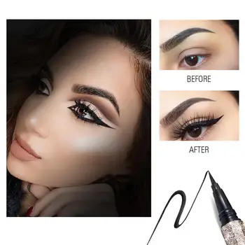 

SACE LADY Liquid Eyeliner Waterproof Makeup Black Eye Smudge-proof Long Liner Cosmetic Lasting Y6J7