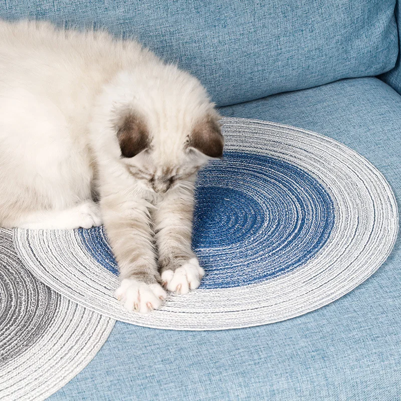 Natural Sisal Cat Scratching Mat Scratch Pad Cat Grinding Claws