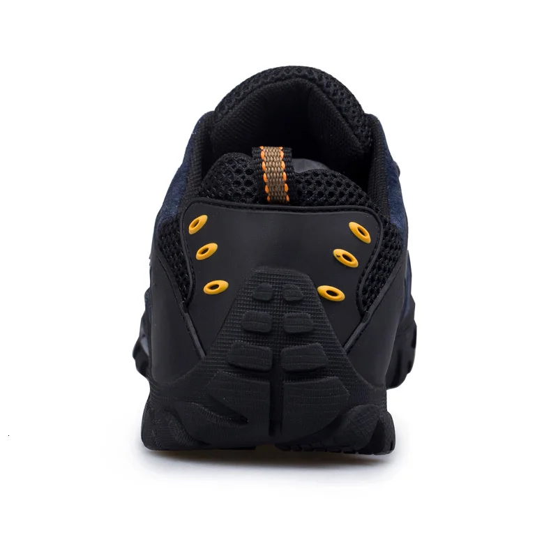 Light Weight Hiking shoes Men suede leather Climbing Trekking shoes outdoor Mountain walking shoes for men sneakers plus size 46