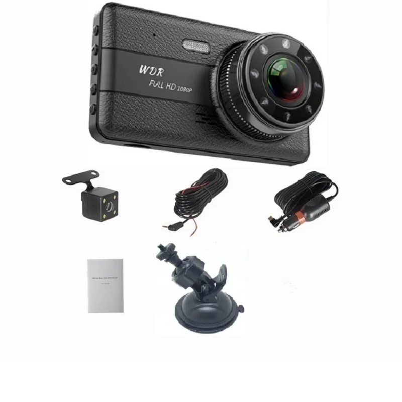 4 дюйма ips DisplCar DVR 1080P FHD 170 градусов Широкий формат камера-регитсратор на панели управления Black Box Экран Ночное видение видеорегистратор заднего Камера движения Простая установка