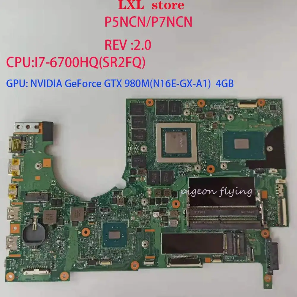  P5NCN/P7NCN for Acer Predator 15 G9-591 G9-591R 17 G9-791 G9-592 G9000 laptop motherb NBQ0211003 CP