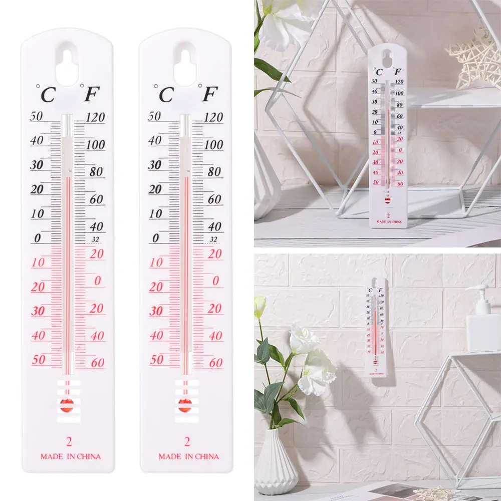 1Pc Wall Hang Thermometer Indoor Outdoor Garden House Garage