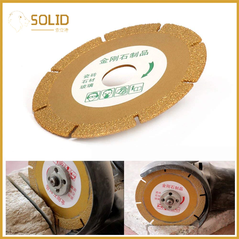 4 inch Diamond Coated Grinding Disc For Cutting Glass Ceramic Rotary Abrasive Tools Gold | Инструменты