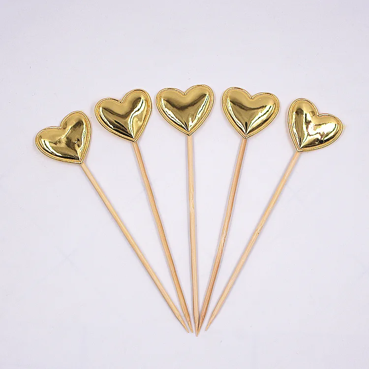 gold hearts