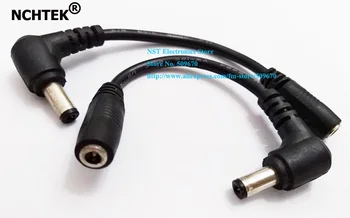 

NCHTEK 90 Degree Right Angled DC 5.5x2.1mm Male to 3.5x1.35mm Female Power Extension Connector Cable/Free Shipping/25PCS