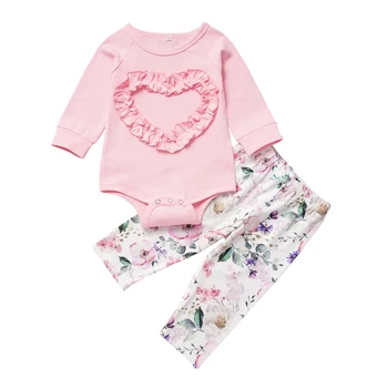 

Newborn Baby Children Baby Girl Flowers And Plants Ha. Jacket T T-shirt T Shirt Pants Clothing Suit 0-24 Months