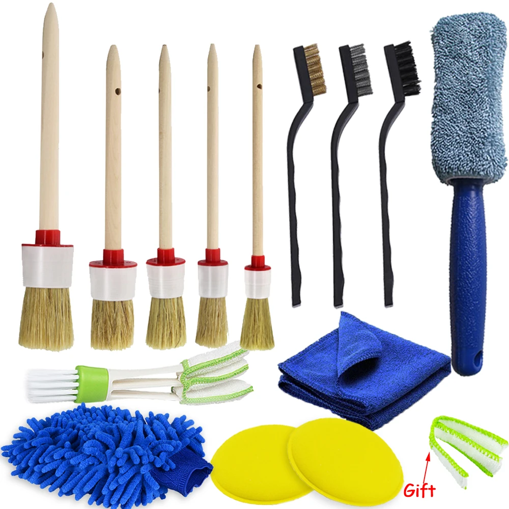 1 Soft Bristle Soft Grip Dirt Dust Sweeping Broom Large Brush Remover Car Cleaning Brush Hanging Brushes Car Garage Cleaning Brush 