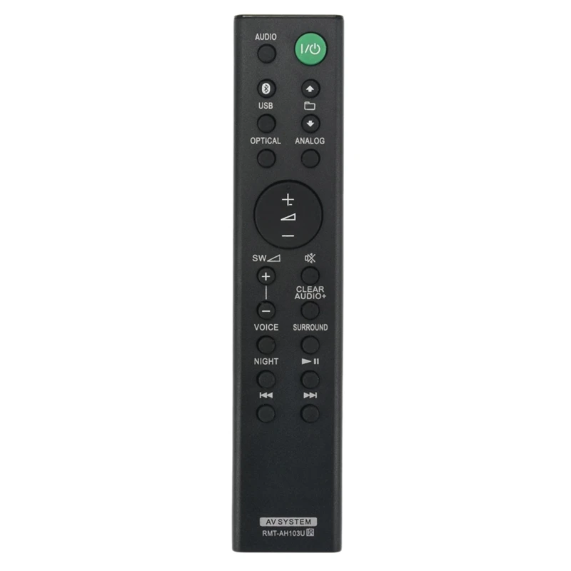 

RMT-AH103U Remote Control for Sony Sound Bar HT-CT80 SA-CT80 HTCT80 SACT80 SS-WCT80 RMTAH103U