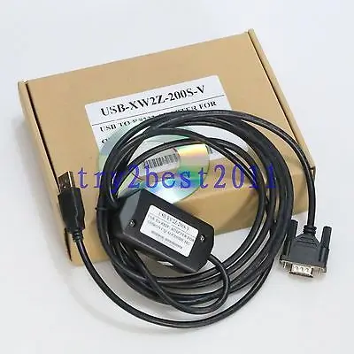 

DHL/EMS 5 Sets*Programming cable for Omron USB-XW2Z-200S-V CQM1H C200HE / HG / HX USB to RS232 -C1