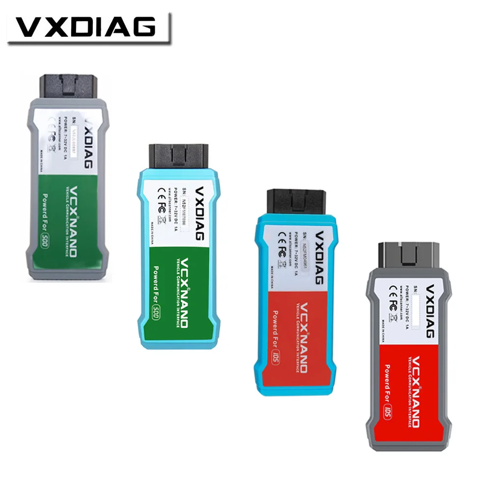 VXDIAG VCX NANO для Ford/Mazda с IDS V114 и Land Rover /Jaguar 2 в 1 программное обеспечение SDD V158