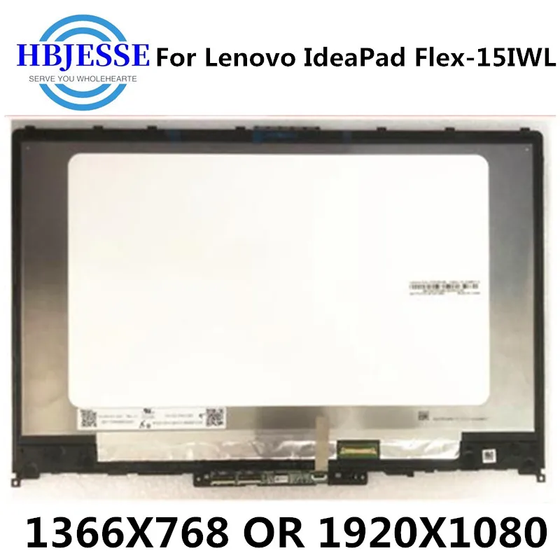 US $115.00 New 156 Touch Digitizer Glass FHD IPS LCD Screen Display Panel Assembly with Bezel Frame for Lenovo IdeaPad Flex15IWL 81SR