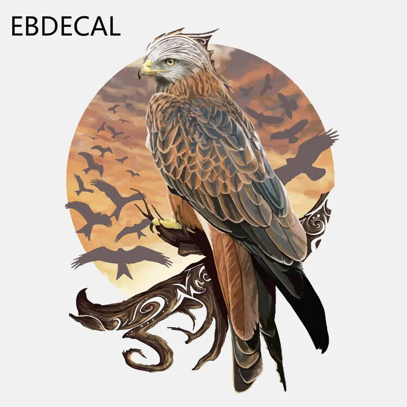 Ebdeckle Орел погоня за солнцем наклейка для Авто/бампер/окно/настенные наклейки DIY