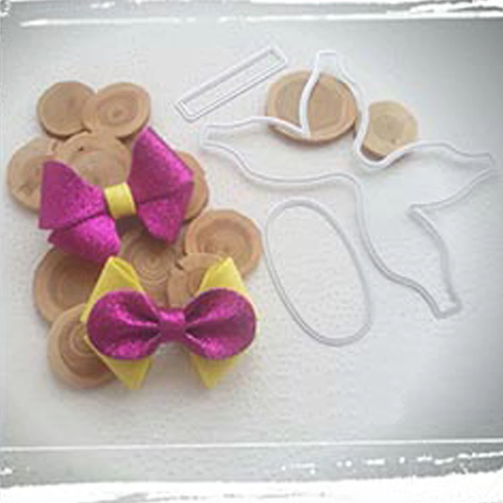 

Beautiful cutting die bow template DIY scrapbook metal cutting die paper card process embossing folder template-2936