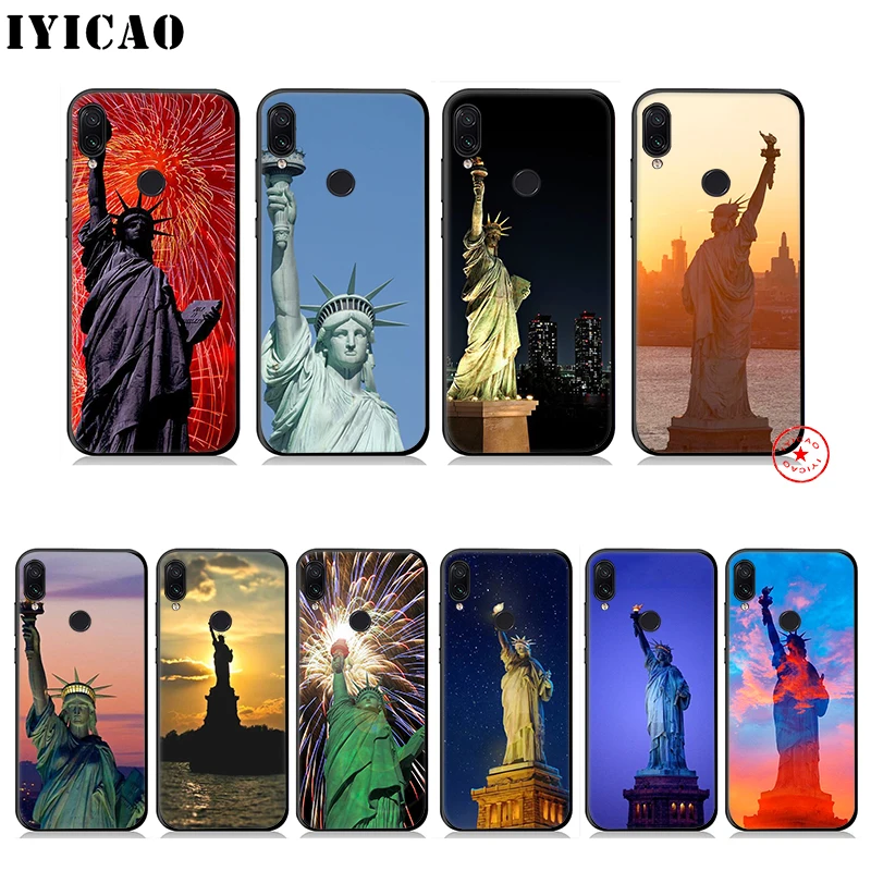 Мягкий чехол IYICAO New York Statue Of Liberty для Redmi K20 8A 7A 7 6 Pro 6A 5 Plus 5A 4X 4A силиконовый S2 Go |