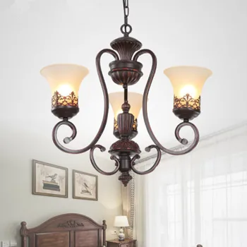 

Luxurious Classical Iron Chandelier Light Living Room Bedroom Luxury Chandelier Lighting Metal Paint chandelier ceiling