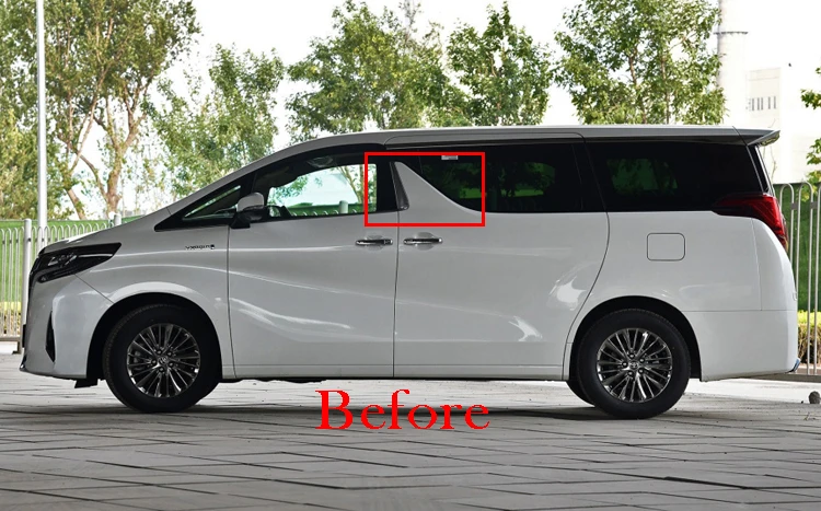 Автомобильные аксессуары для+ Toyota Sport Edition Alphard Vellfire AH30 автомобильные аксессуары B столб внешняя отделка окна