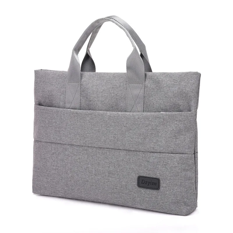 

Hand Cross Business Computer Bag Casual Literature And Art MEN'S Briefcase Light Solid Color Wear-Resistant Shoulder Bag