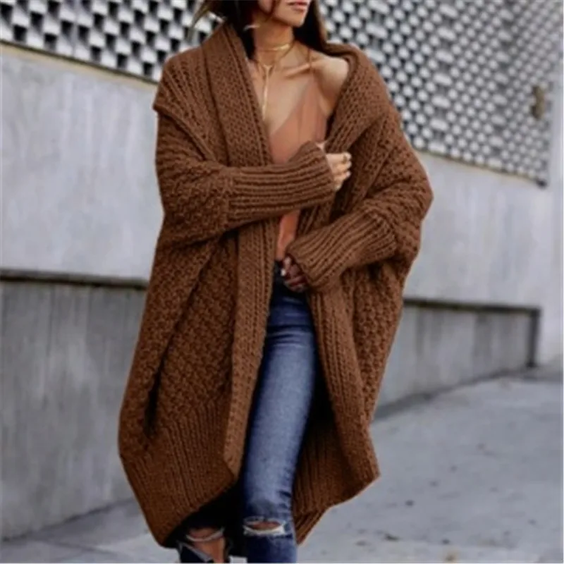 2020 Winter Thick Warm Oversized Cardigan Women