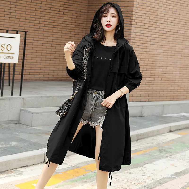 

Trench Coat WOMEN'S Dress Mid-length Korean-style Popular Autumn New Style Coat 2019 Spring Clothing Coat WOMEN'S Overcoat over-