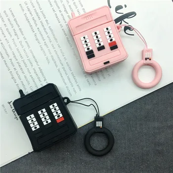 

Retro Calculator Shape Silicon Case For AirPods Protector Cover Wireless Earphone Accessories Anti fall