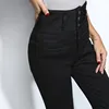 New High Waist Velvet Thick Jeans Female Winter Skinny Stretch Warm Jeans Pants Mom Black Denim Trousers With Fleece Pants P125 ► Photo 2/6