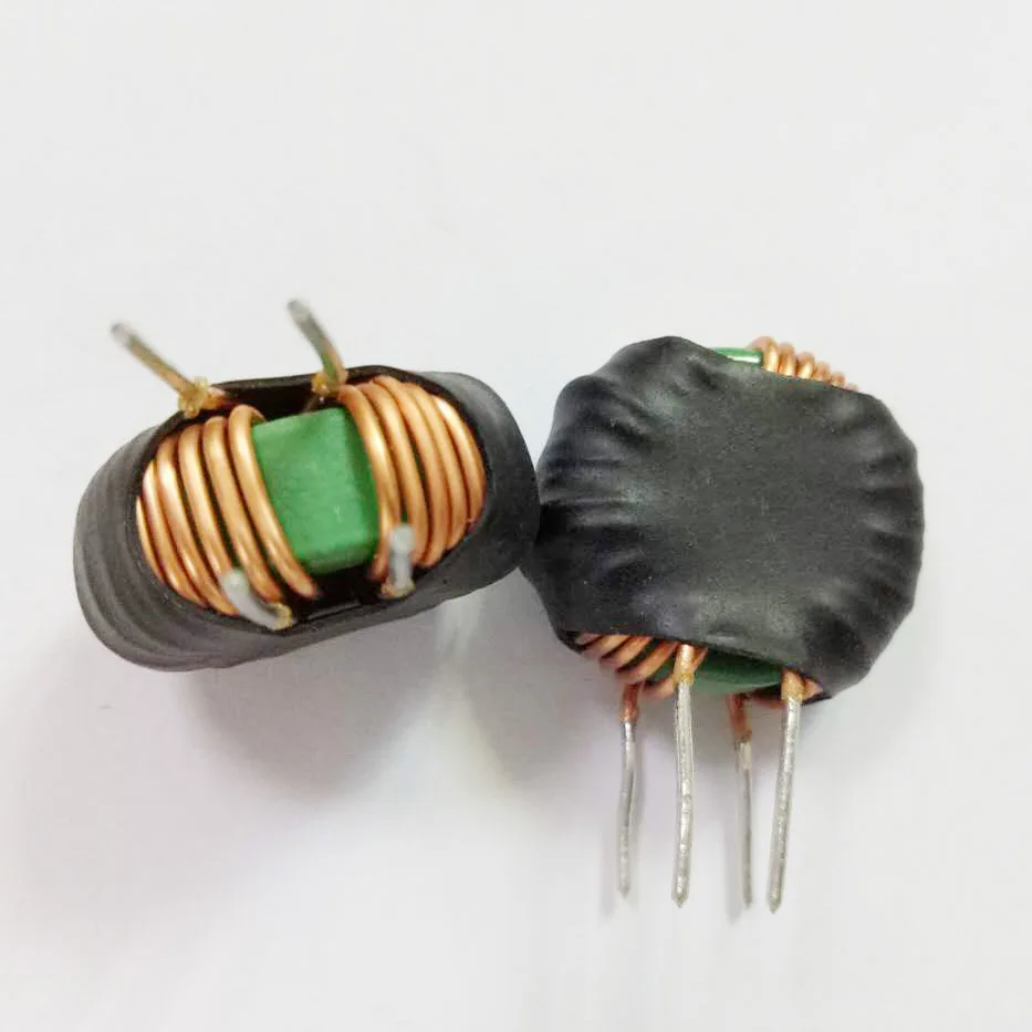 

Common Mode Inductor 22*14*8-1.0 Diameter Points around 26 Circle 5MH 8A Vertical Type Magnetic Inductor