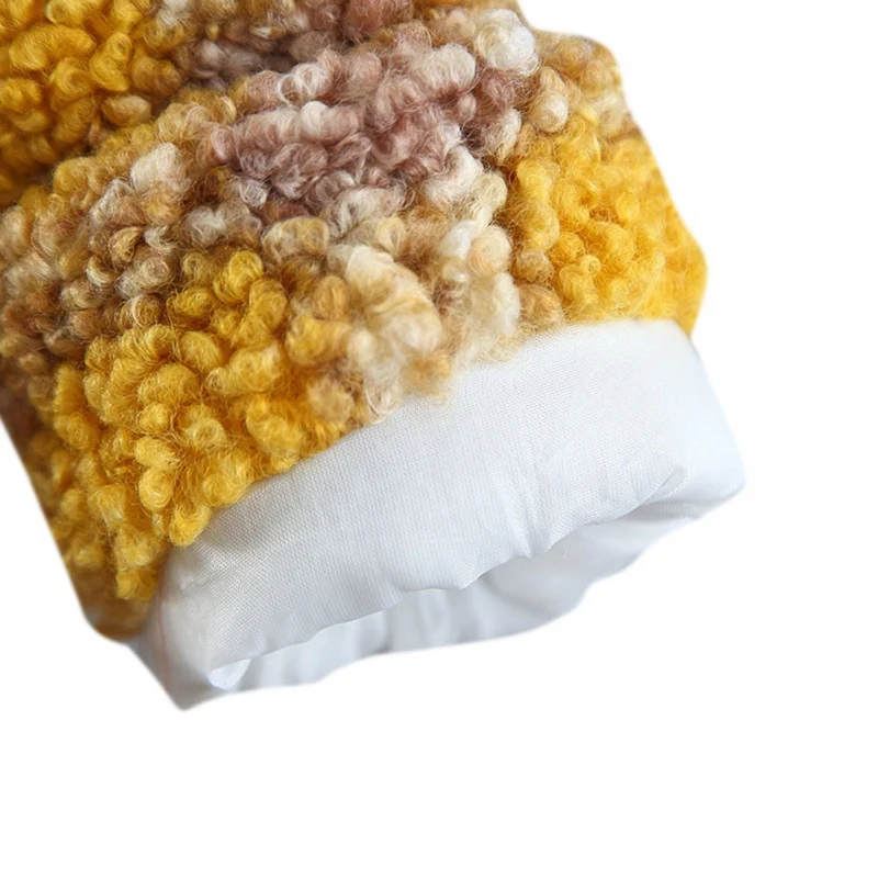 Пальто для маленьких девочек Детская куртка с капюшоном с длинными рукавами и помпоном и ушками медведя Повседневная теплая зимняя верхняя одежда для малышей Осенняя детская одежда