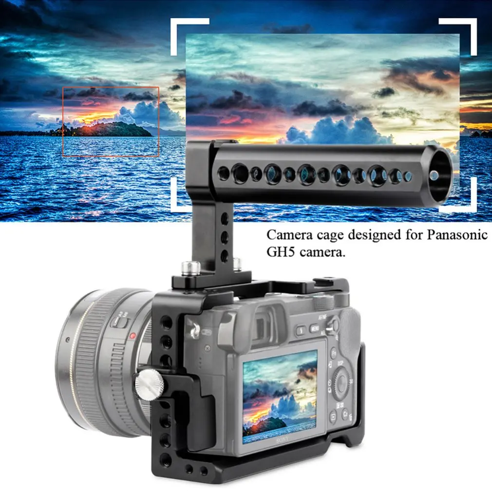 GH5 клетка для кролика Panasonic Lumix камера DMW-XLR1 видео стабилизация камера клетка профессиональные видео аксессуары