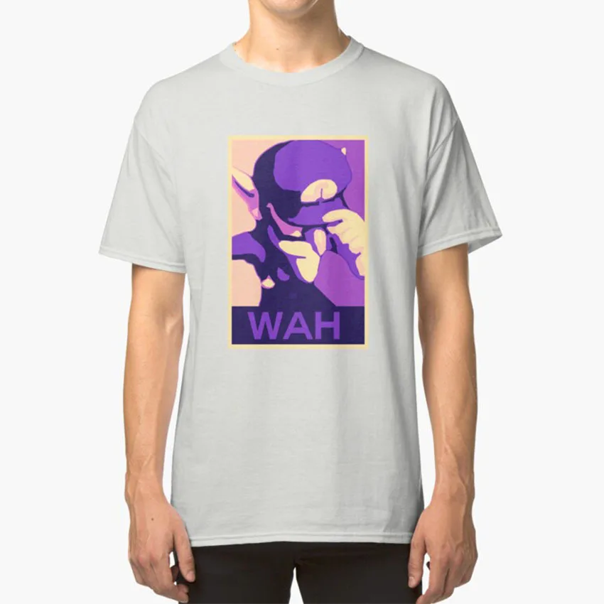 Maglietta Waluigi Wah Waluigi Wah Videogiochi Da Gioco Videogiochi Melee Ssb Ssbm Ssbu