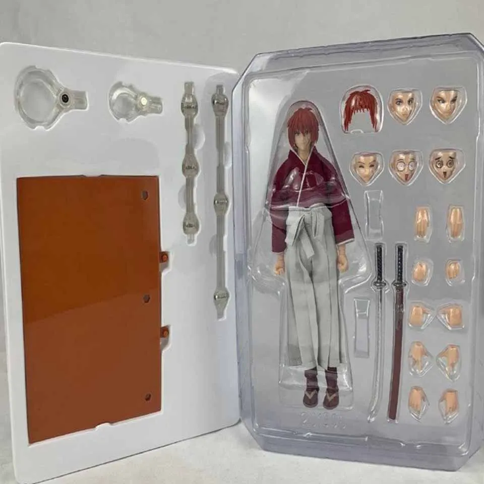 Новое изменение лица бродяга Кэнсин HIMURA KENSHIN ПВХ фигурка GT изменение в виде лица игрушка